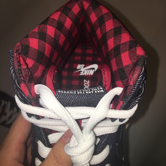 ❌SOLD❌ Nike SB Dunk High Lumberjack Denim RARE 🔥 - Picture 7 of 8